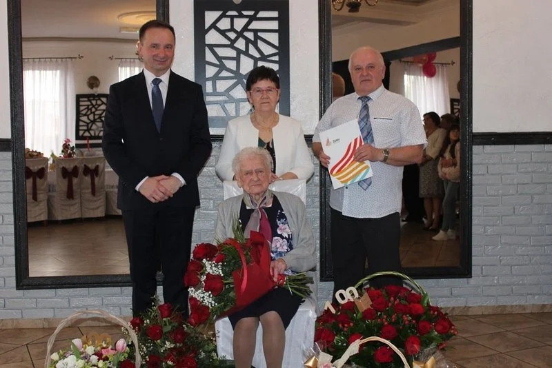 Prezydent złożył życzenia stuletniej mieszkance Żor [ZDJĘCIA]