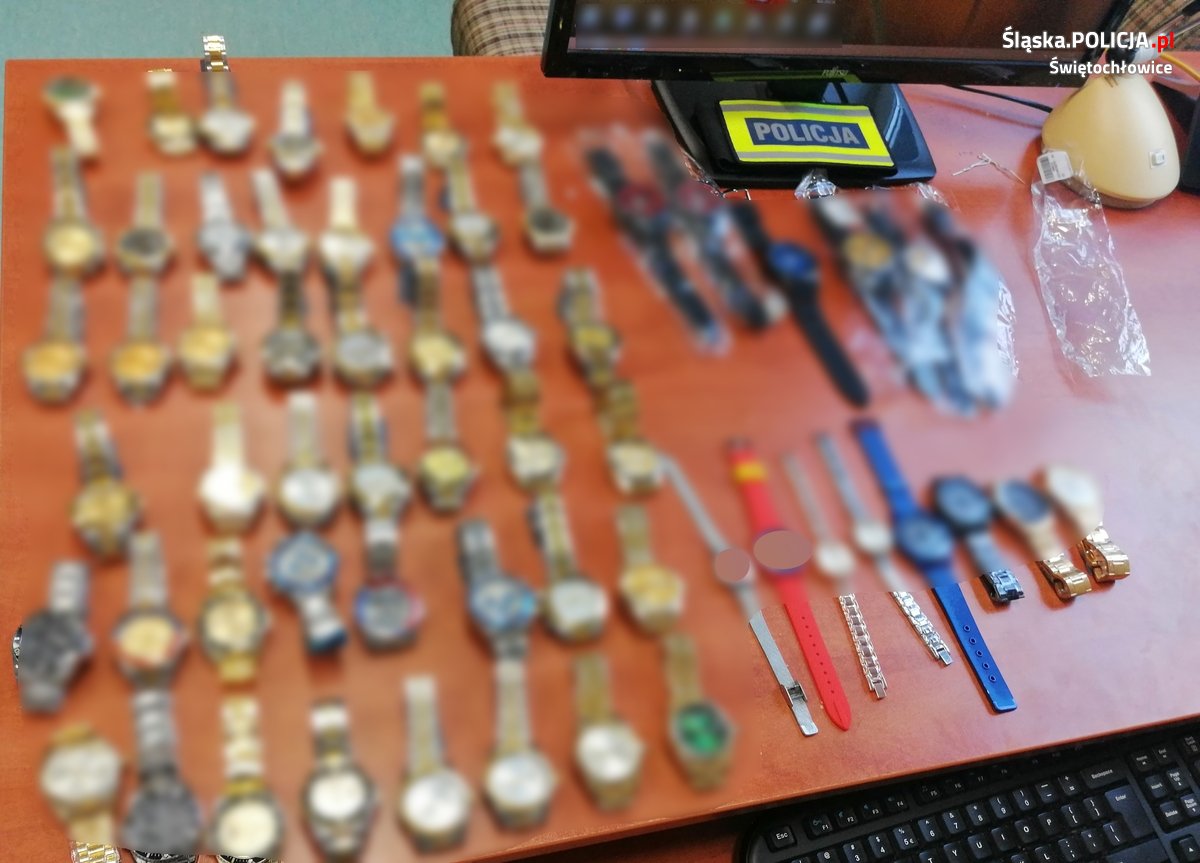 45-latek handlował podrobionymi zegarkami