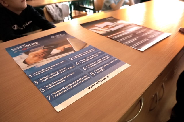 O cyberzagrożeniach z uczniami SP nr 8 w Świętochłowicach