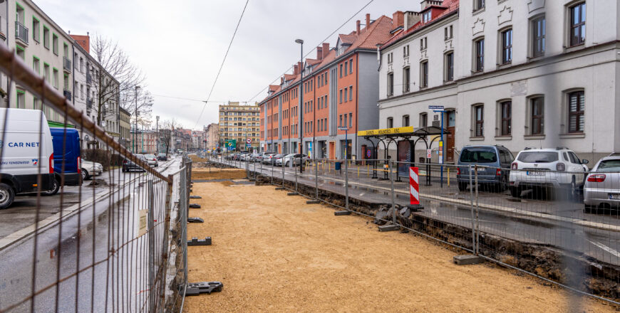 Zabrze. Trwa remont torowiska przy ul. Wolności