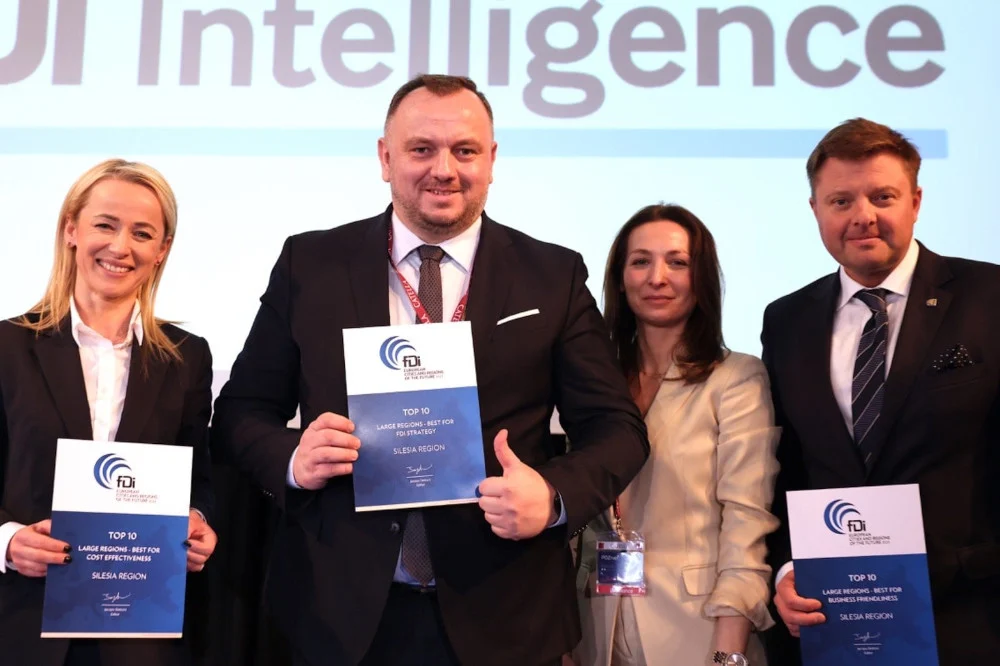 Województwo śląskie docenione w trzech kategoriach raportu Financial Times