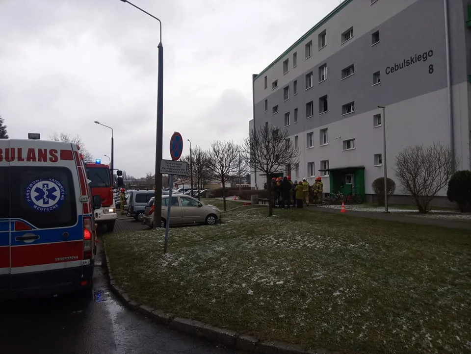 Tragiczny pożar mieszkania w Lublińcu. Zginęła jedna osoba