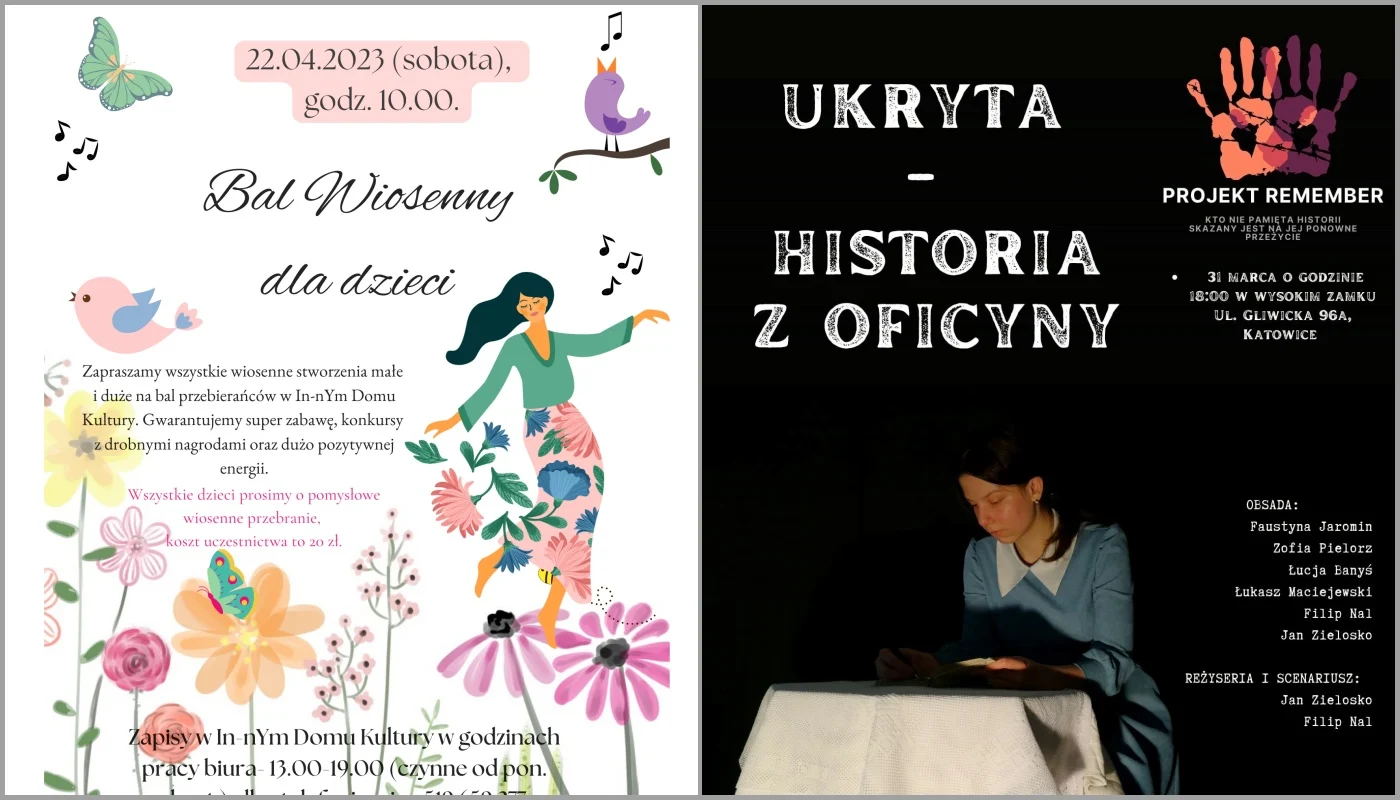 In-nY Domu Kultury w Rudzie Śląskiej zaprasza na najbliższe wydarzenia