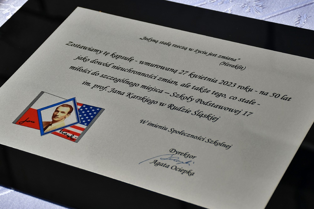 Wmurowanie Kapsuły Czasu w SP 17 41