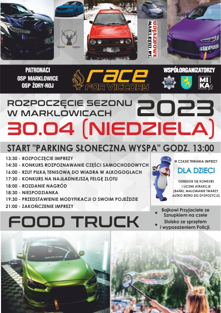 Rozpoczęcie sezonu w wodzisławskich Marklowicach. Zobacz szczegóły!