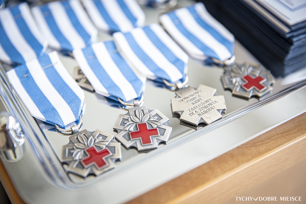 Honorowi Dawcy Krwi w Tychach wyróżnieni