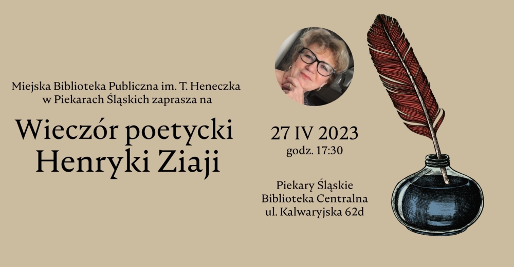 Wieczór poetycki Henryki Ziaji. Poznaj szczegóły!