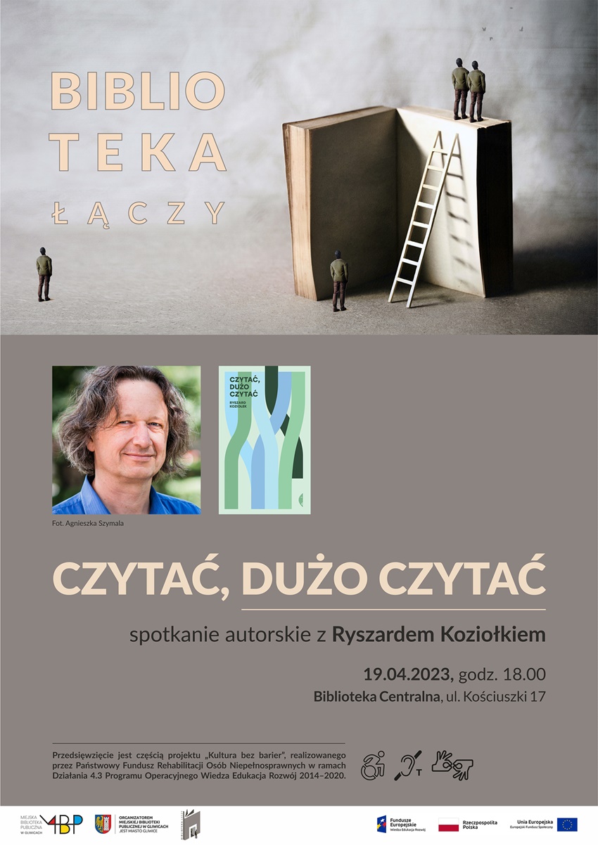 "Czytać, dużo czytać". Spotkanie autorskie z Ryszardem Koziołkiem w Gliwicach
