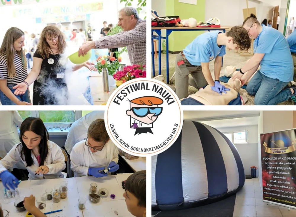 Festiwal Nauki w Gliwicach. Atrakcje w Zespole Szkół Ogólnokształcących nr 8