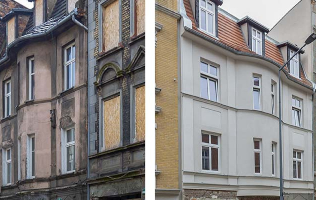 Bytom: Piłsudskiego 40 z modernistycznym zacięciem