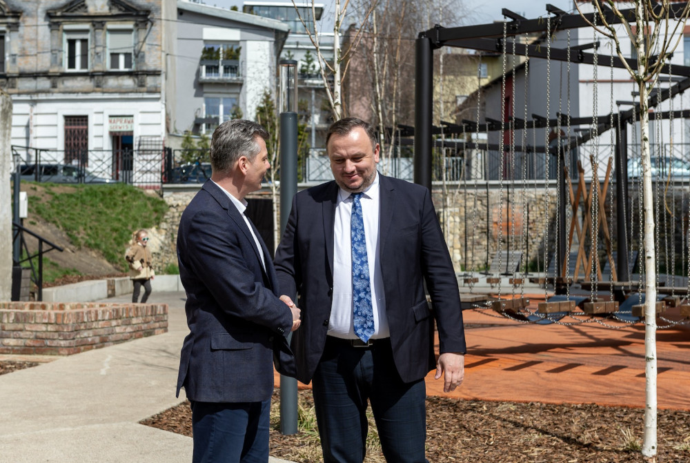 Marszałek Jakub Chełstowski z wizytą w Bytomiu