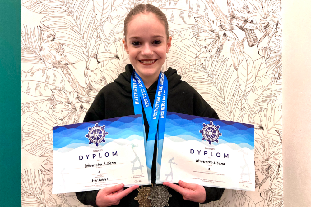 Sukces bytomianki w akrobatyce sportowej