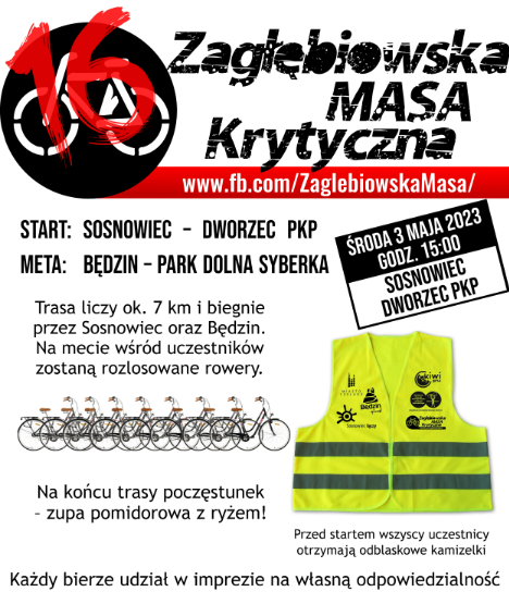 Zagłębiowska Masa Krytyczna ponownie na trasie