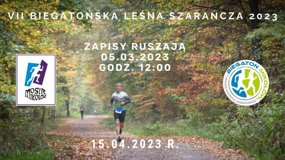 Mikołów: Zapisy do Biegatońskiej Leśnej Szarańczy wystartowały!