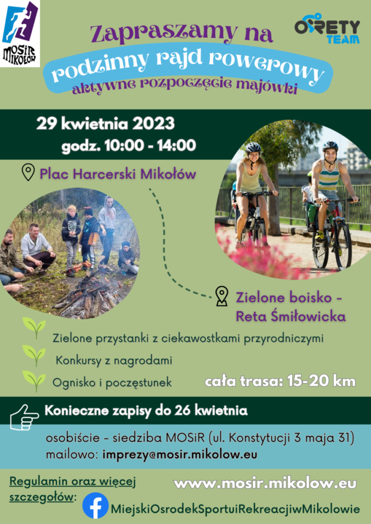 rodzinny rajd rowerowy