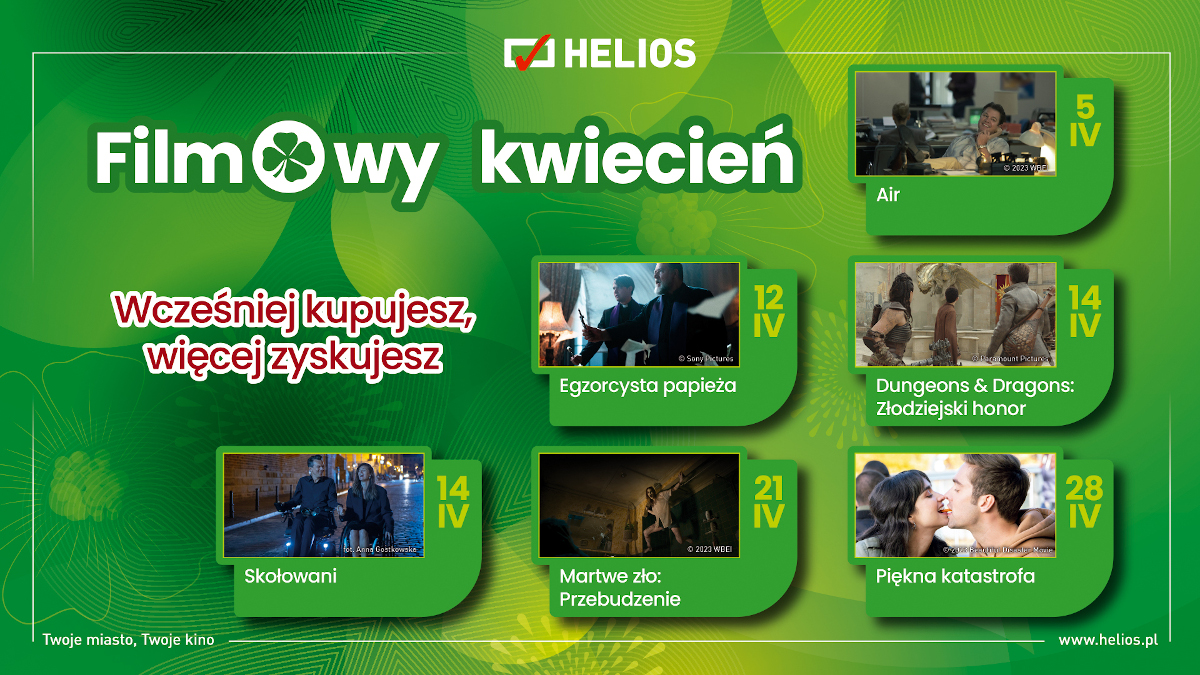 Mocny początek kwietnia na ekranach Heliosa