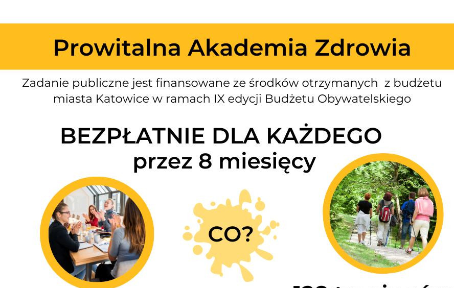 Zapraszamy do udziału w Prowitalnej Akademii Zdrowia