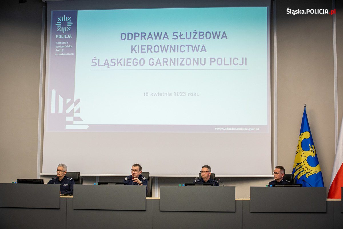 Odprawa kwartalna śląskiej Policji