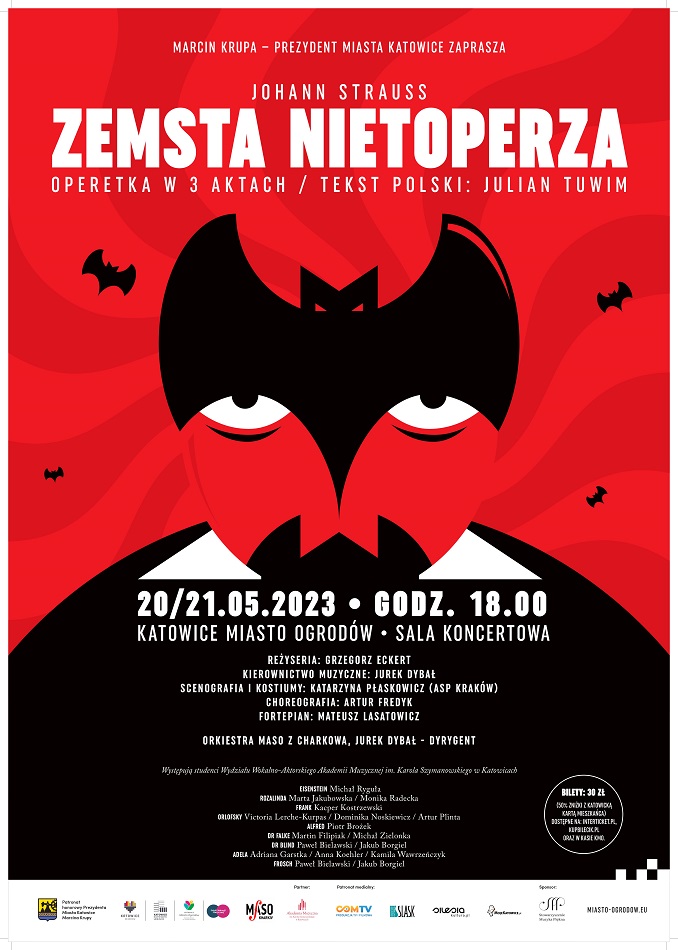 Johann Strauss i Julian Tuwim na scenie - operetka "Zemsta Nietoperza" w Katowicach!