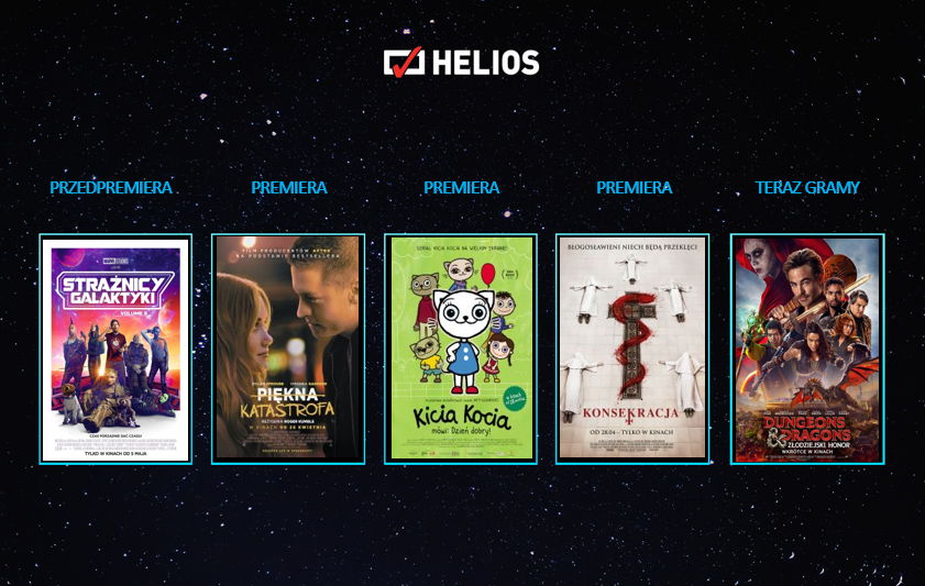 Pełna nowości Majówka w kinach Helios