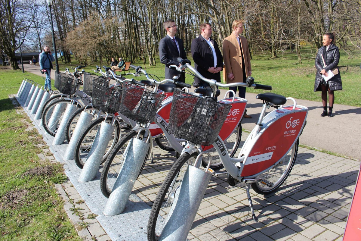 Rowery miejskie KajTeroz wróciły na ulice Chorzowa!
