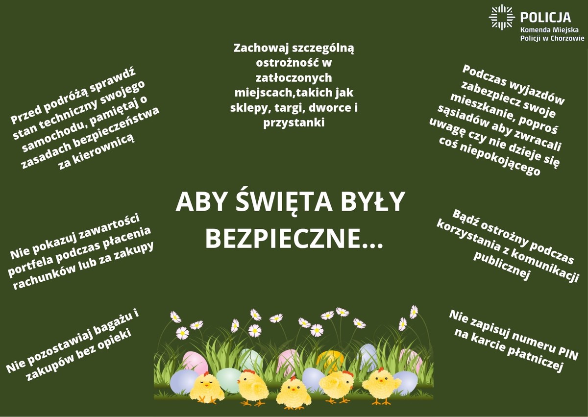 Aby święta były bezpieczne... Chorzowscy policjanci radzą