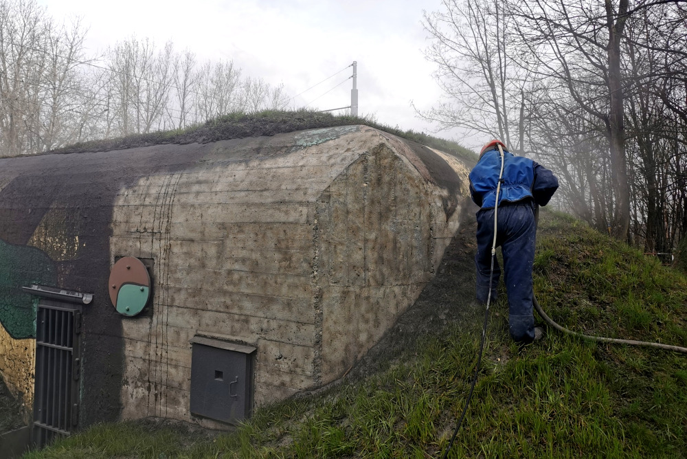 Chorzów: Schron bojowy zostanie odświeżony. Trwają prace zlecone przez Pro Fortalicium
