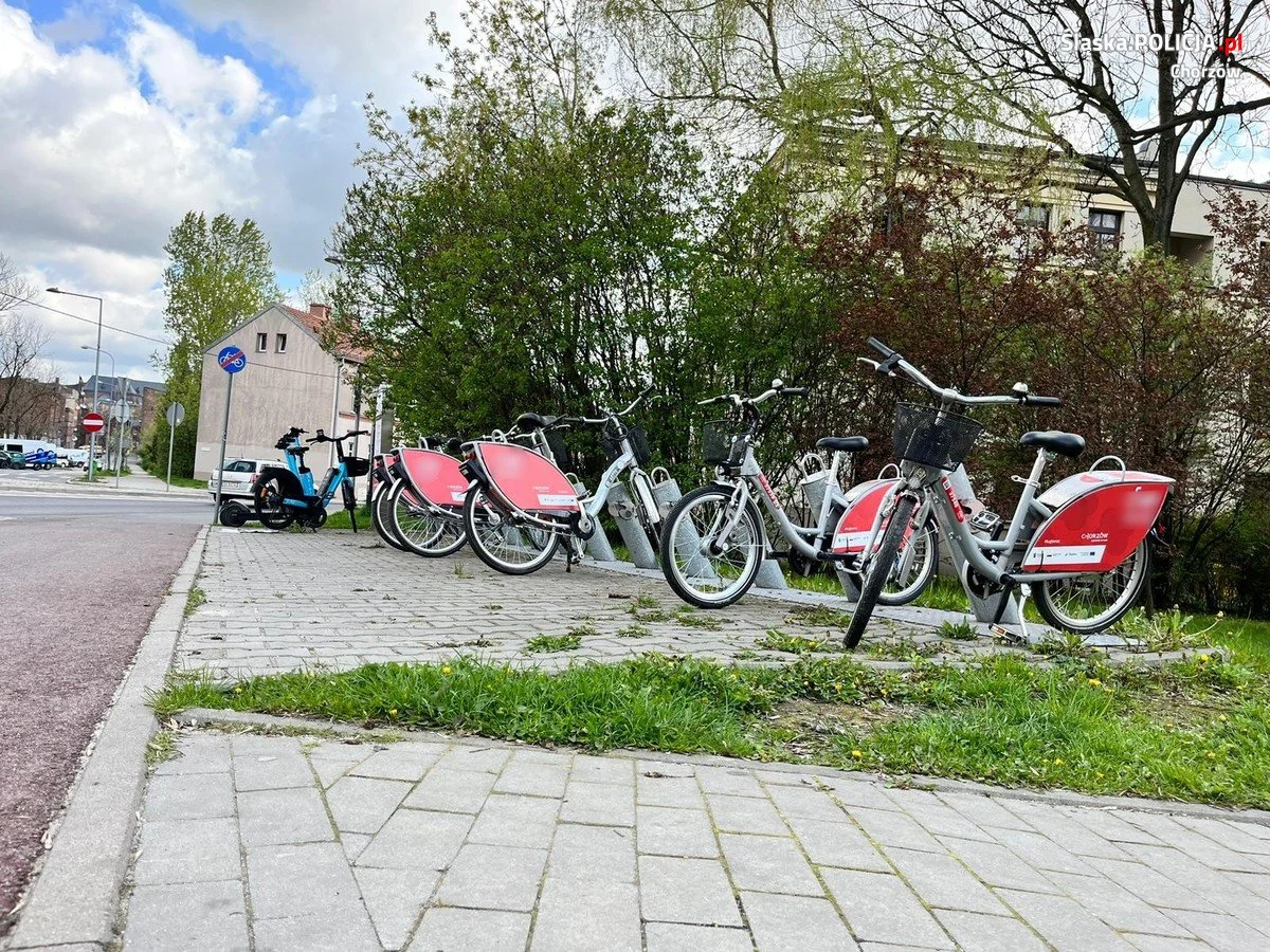 Ukradł rower miejski. Zatrzymał go policjant wracający ze służby
