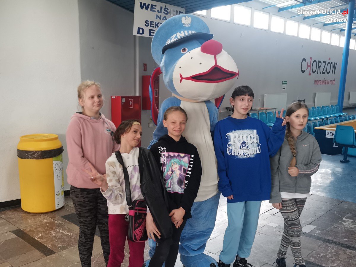 Pokaz samoobrony chorzowskich policjantów