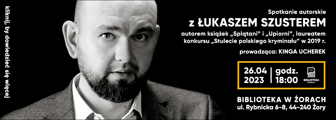 Spotkanie z Łukaszem Szusterem w bibliotece