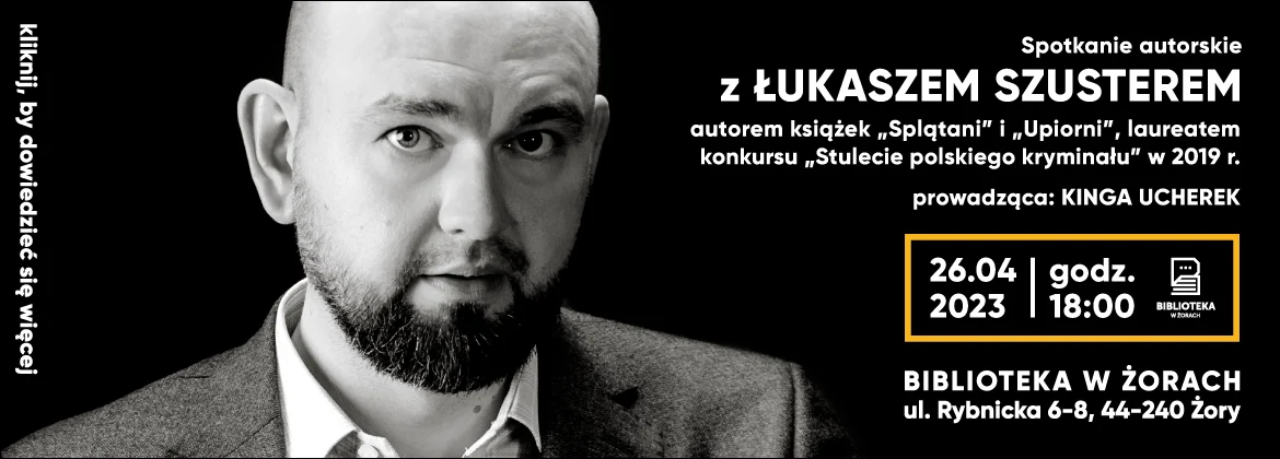 Spotkanie z Łukaszem Szusterem w bibliotece