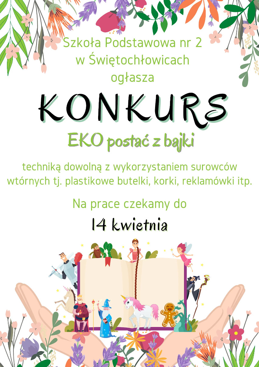 Konkurs dla świętochłowickich przedszkoli "EKO postać z bajki"