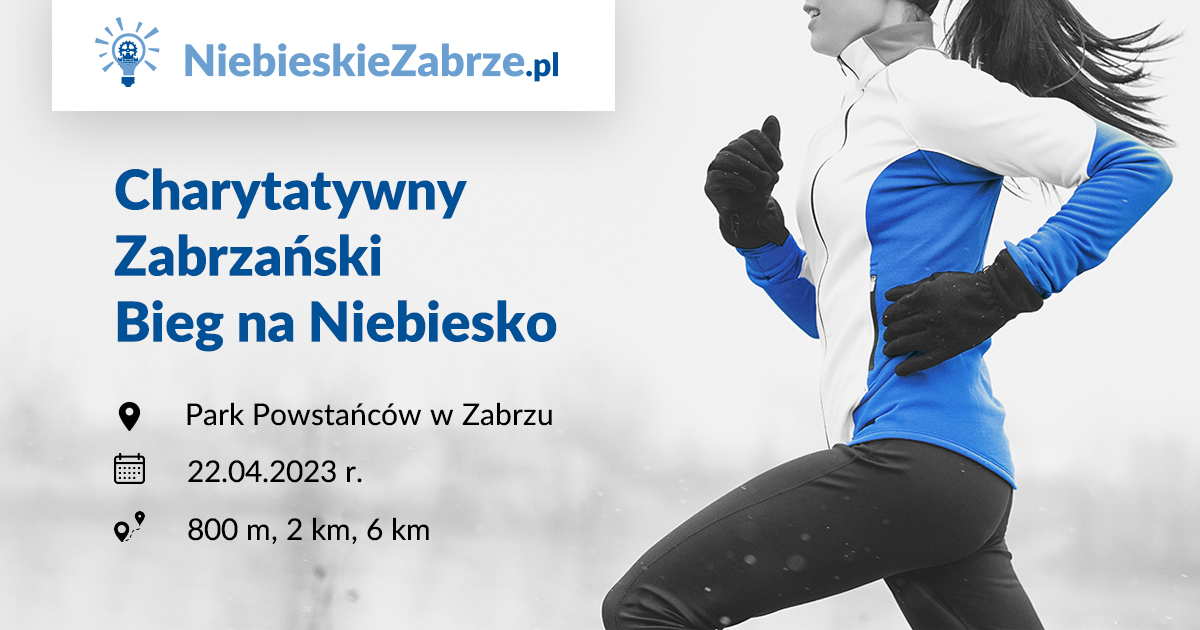 Przed nami pierwszy Charytatywny Zabrzański Bieg na Niebiesko dla Autyzmu!