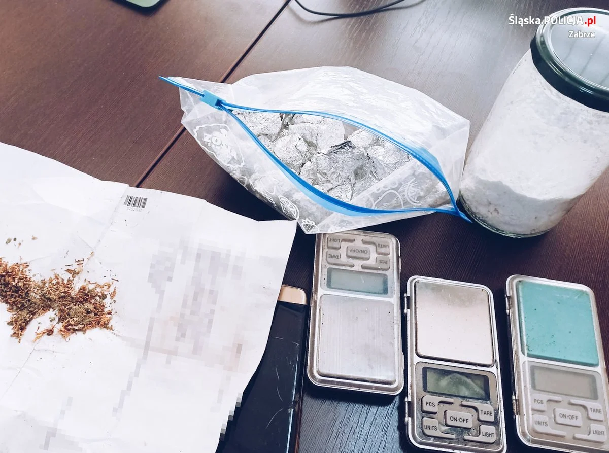 Dwóch mieszkańców Zabrza wpadło ze znaczną ilością narkotyków [FOTO]
