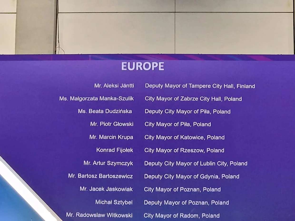 Miasto Zabrze zaprezentowało się podczas Smart City Expo w Tajpej