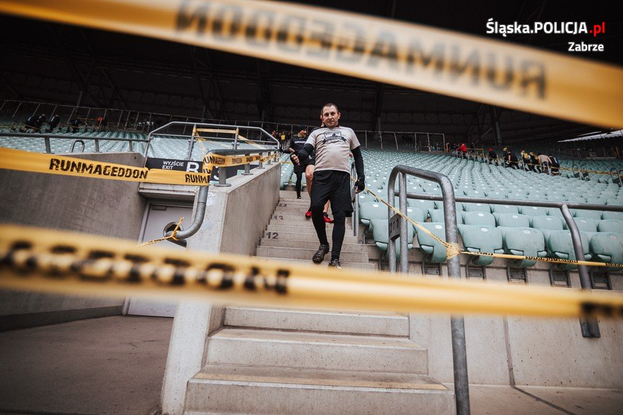 Zabrzański policjant na trasie Runmageddonu
