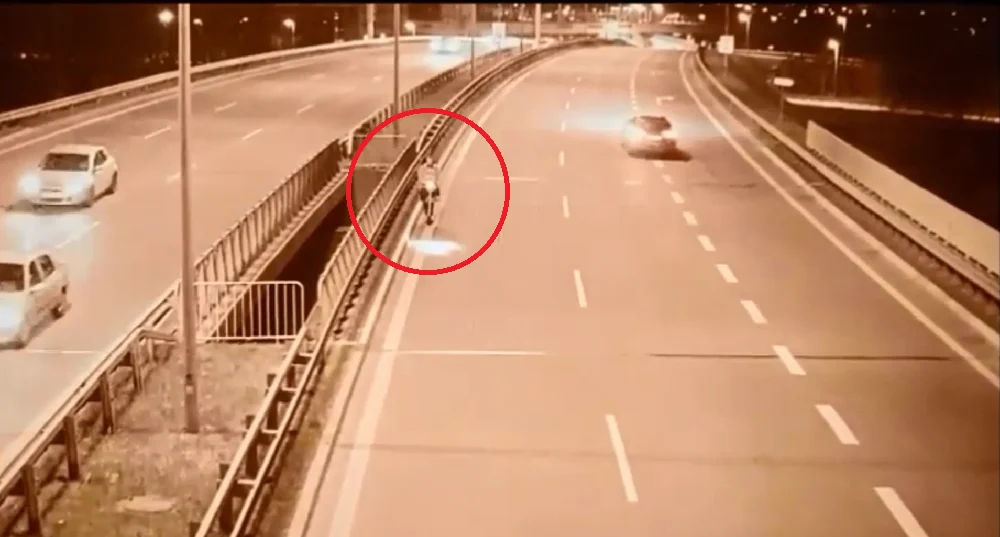 Gliwice: Kobieta gnała pod prąd po DTŚ.... na elektrycznej hulajnodze