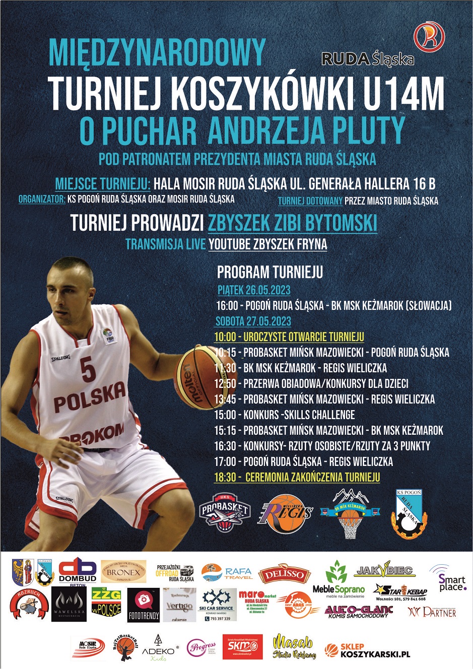 Przed nami Międzynarodowy Turniej Koszykówki o Puchar Andrzeja Pluty!