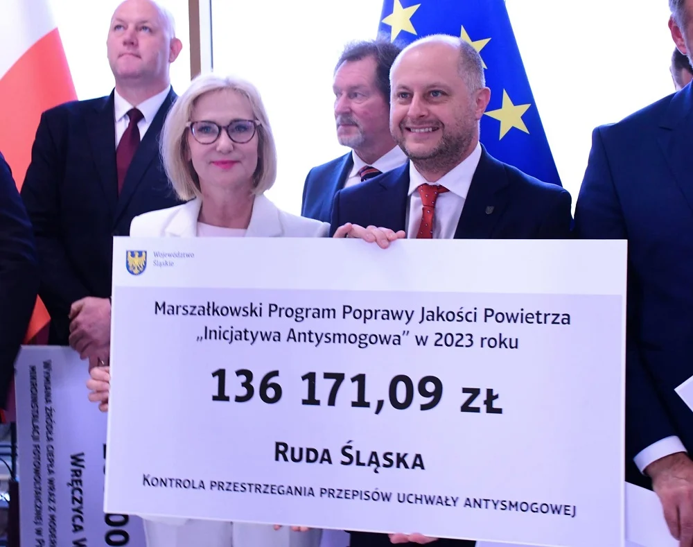 Ruda Śląska pozyskała kwotę 136 171 zł w konkursie "Inicjatywa Antysmogowa"