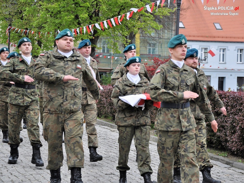 Uroczystości 3-go Maja w Wodzisławiu Śląskim