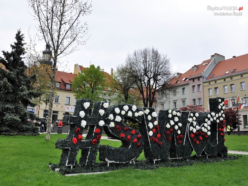 Uroczystości 3-go Maja w Wodzisławiu Śląskim