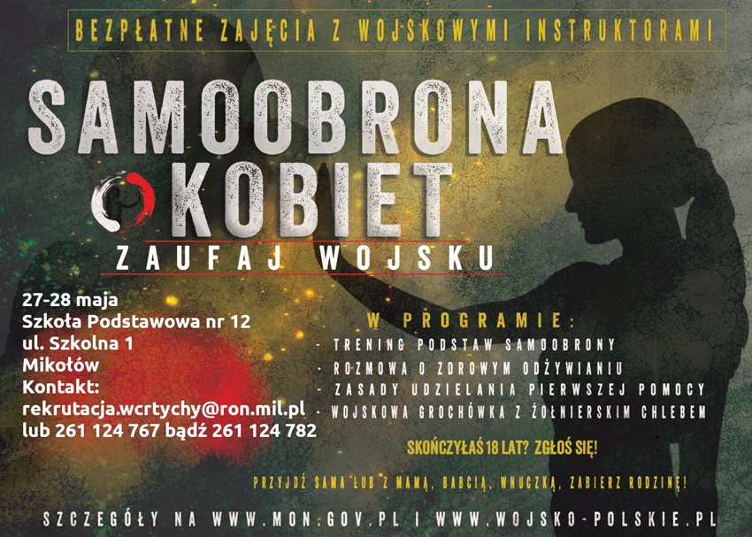 Wojskowy kurs samoobrony dla kobiet w Tychach. Zapisz się!