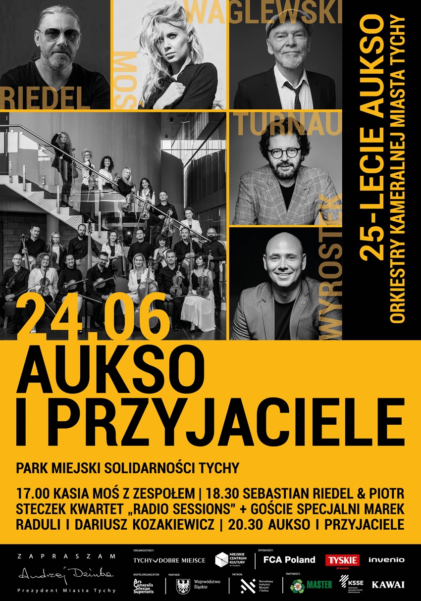 AUKSO świętuje 25-lecie. Jubileuszowy koncert w tyskim Parku Miejskim!