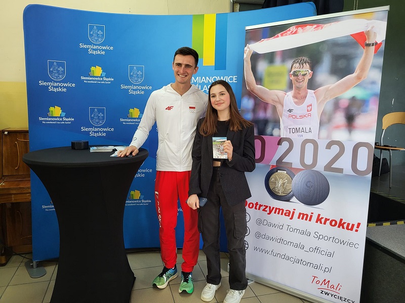 Spotkanie z mistrzem olimpijskim z Tokio. Dawid Tomala w Siemianowicach Śląskich