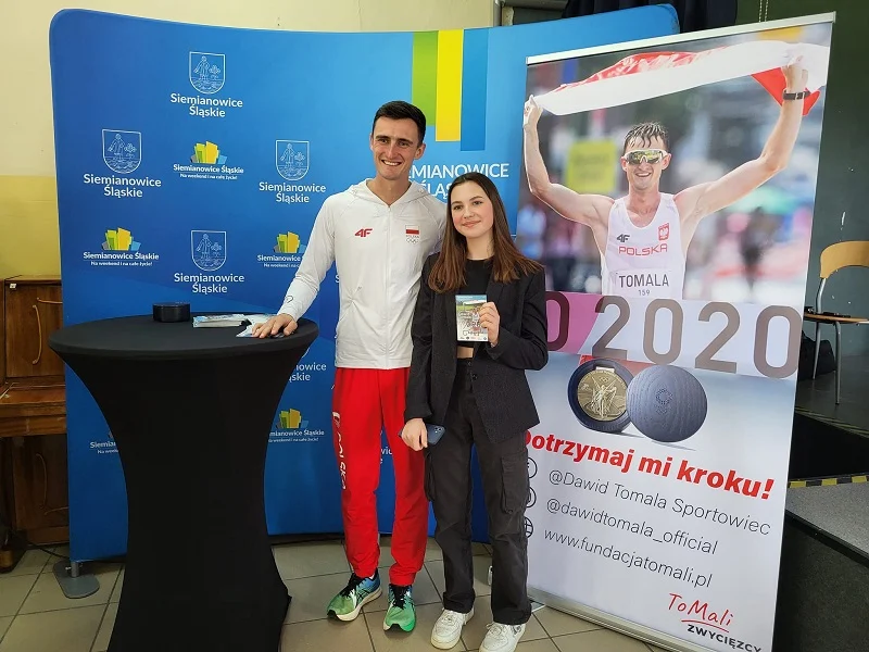 Spotkanie z mistrzem olimpijskim z Tokio. Dawid Tomala w Siemianowicach Śląskich