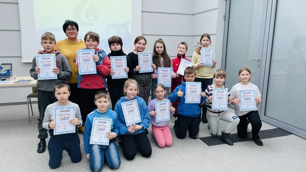 "Eko-przyjaciel kropli wody" projekt edukacyjny Aqua-Sprint w Siemianowicach Śląskich
