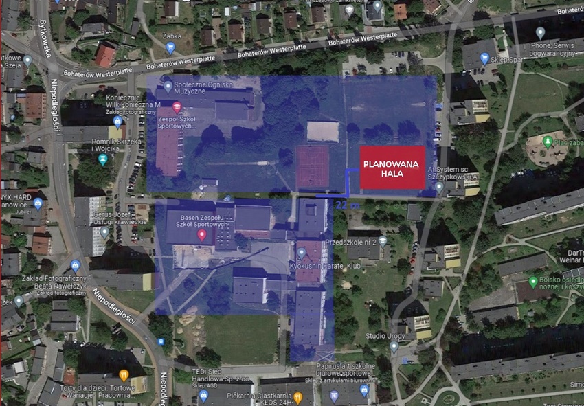 Siemianowice Śląskie: Blisko 2,5 mln zł na budowę hali sportowej przy ZSS