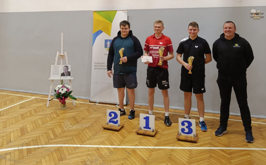 Krzysztof Malcherek zwycięzcą Turnieju Tenisa Stołowego w Siemianowicach Śląskich
