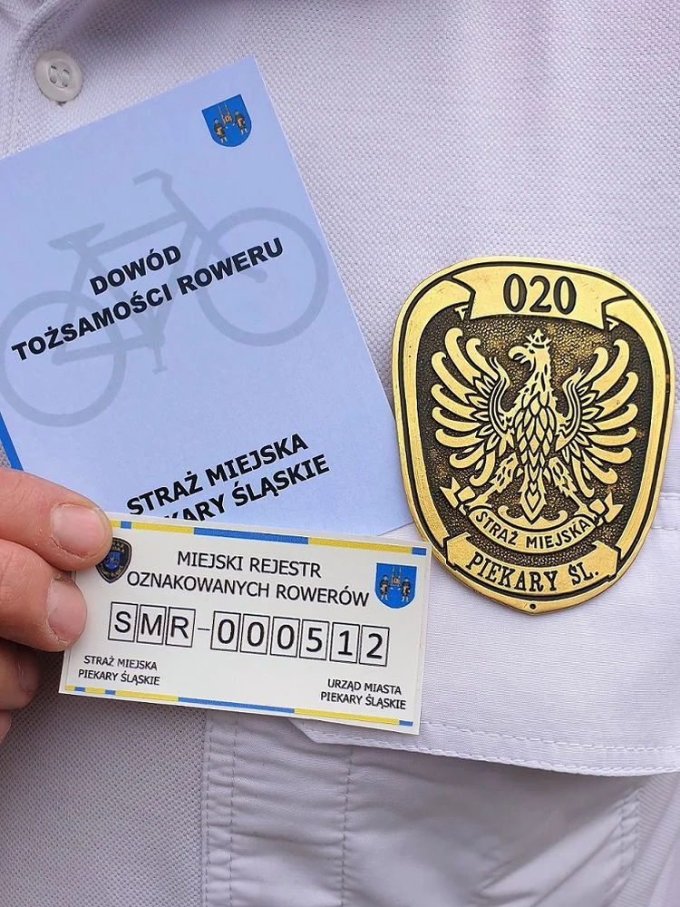 Straż Miejska w Piekarach Śląskiego oznakuje Twój rower