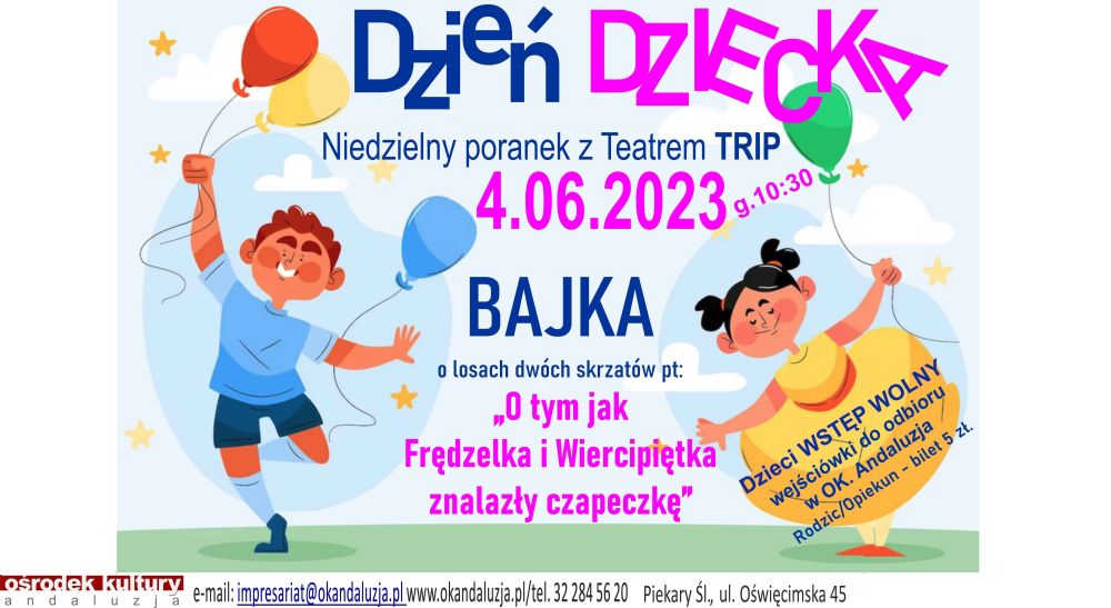 Dzień Dziecka w piekarskim Ośrodku Kultury Andaluzja. Poznaj szczegóły!